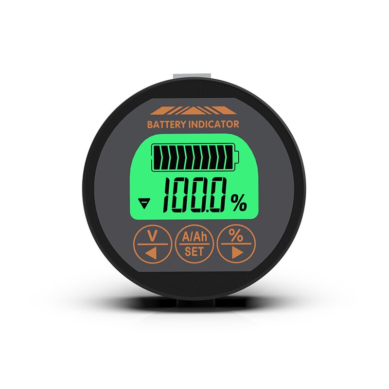Electric Bike Battery Tester Battery Capacity Monitor Indicator E-bike Lithium Battery Ammeter Voltmeter Voltage Current Meter
