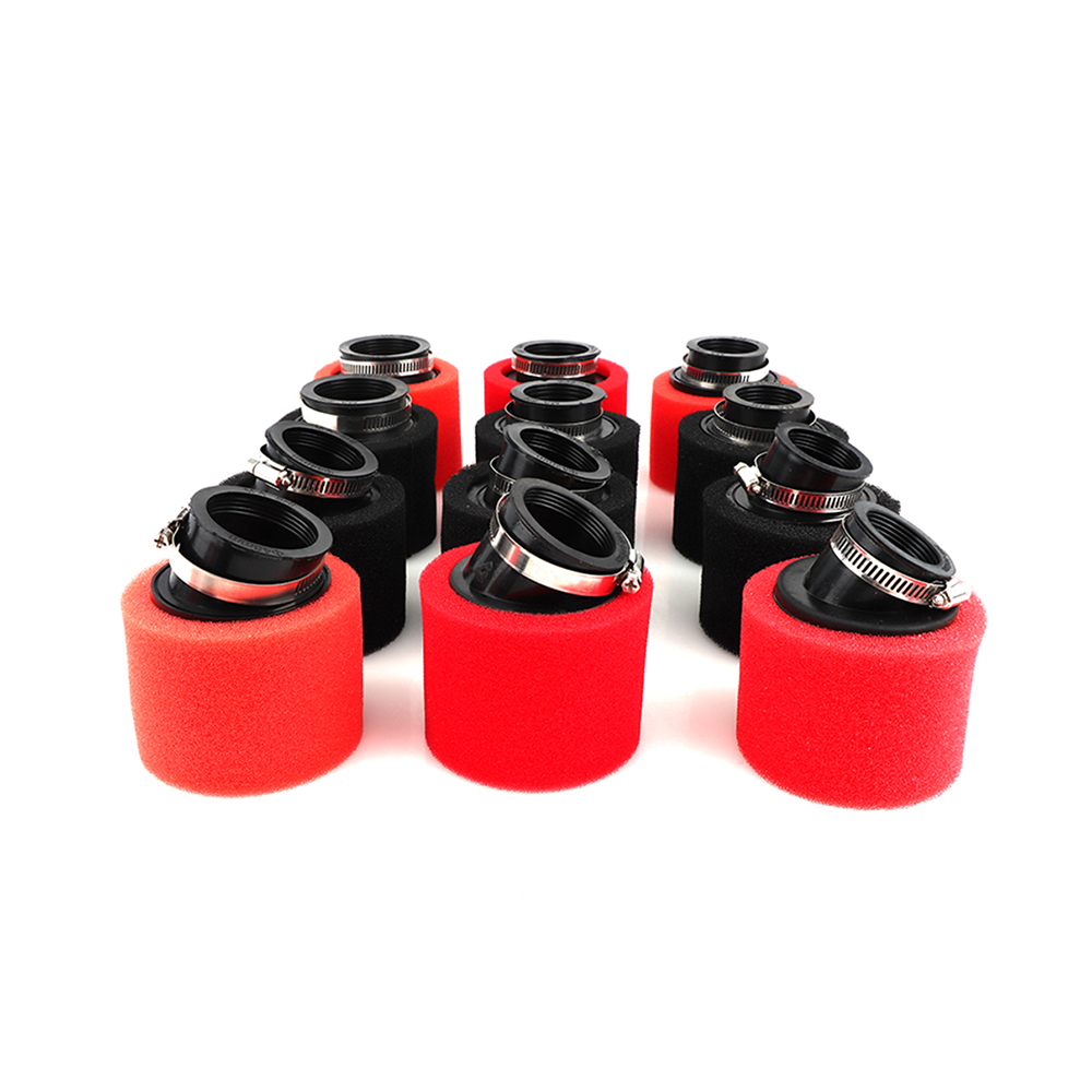 NICOLIE Hochleistungs-Luftfilter Für Roller & Motorrad - GY6 50cc, Waschbarer Doppelschaum, Größe: 48mm