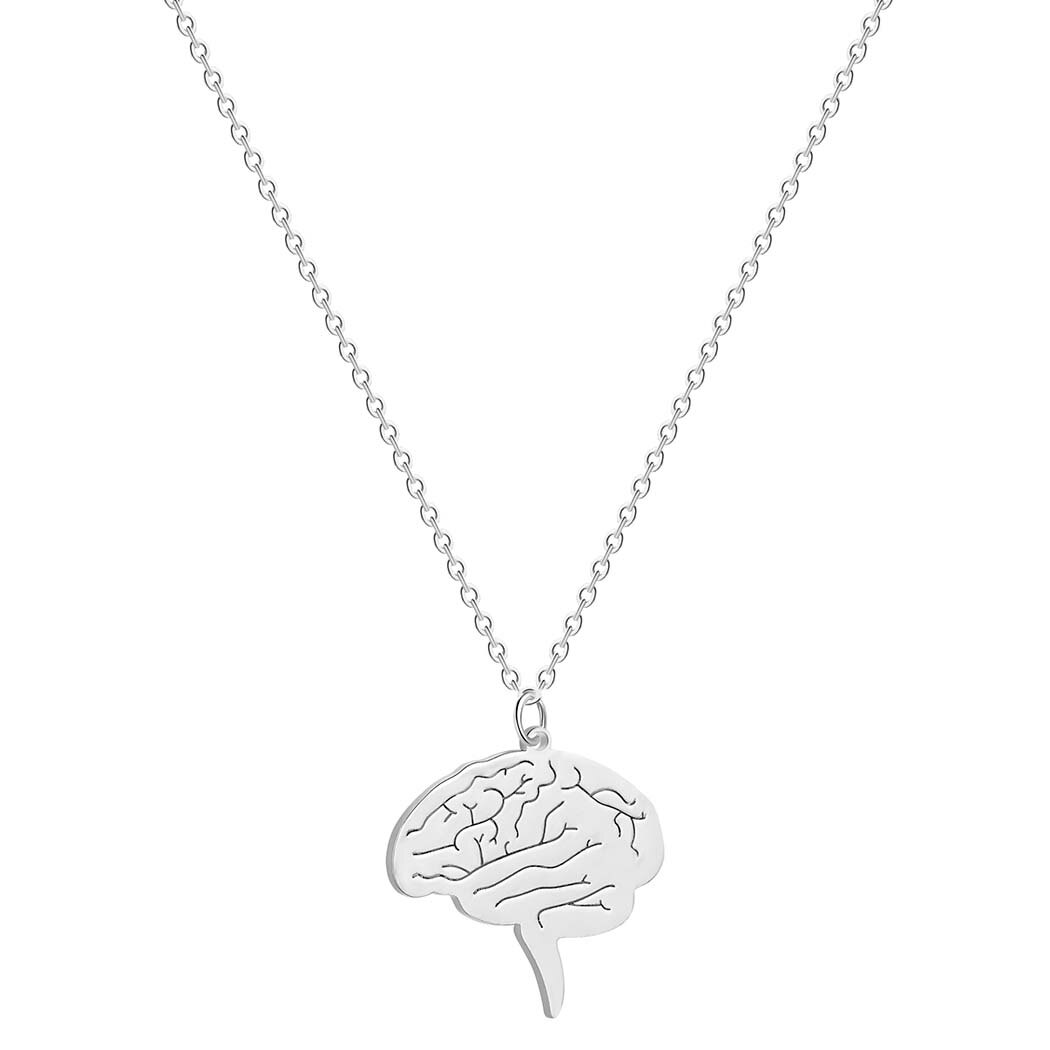 Brain Gouden Ketting Sieraden Voor Artsen Rvs Sieraden Voor Neuroloog En Neurosurgeons Kraag Vrouwen Ketting