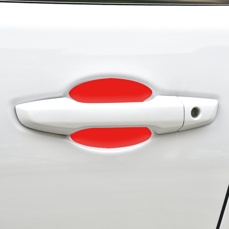 4 stk beskyttelsesfilm til bilhåndtag universal reflekterende klistermærke ridsefast klistermærke til lexus  rx300 rx330 rx350 bil styling