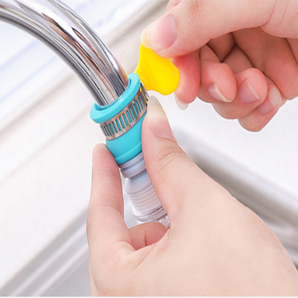 1 Pcs 360 Graden Draaibare Water Saving Tap Voor Keuken Kraan Beluchter Diffuser Kraan Nozzle Filter Adapter Water Waskolf