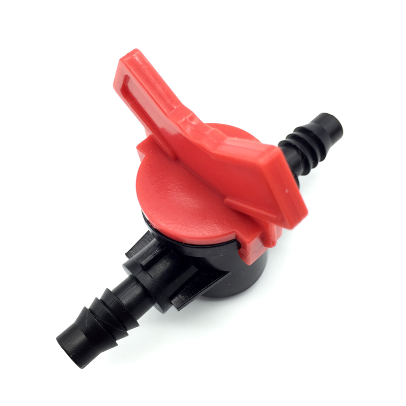 1 Pcs Convenient Switch 8/11mm G3/8 ' Switch Coupling Valve Barbed Slotted Plastic Irrigation Garden Irrigation Water Hose