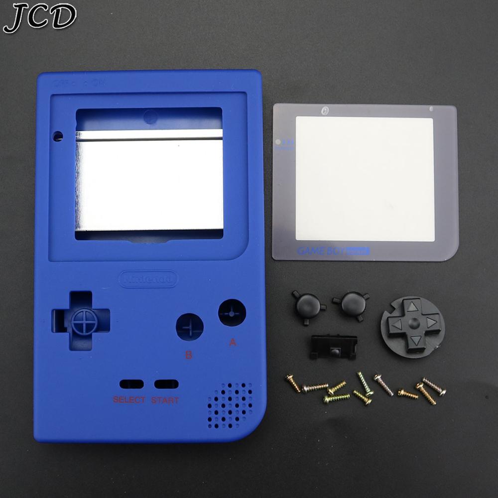 JCD carcasa Shell con botones kit de reemplazo para GBP de plástico funda completa para Gameboy de bolsillo consola de juego: O