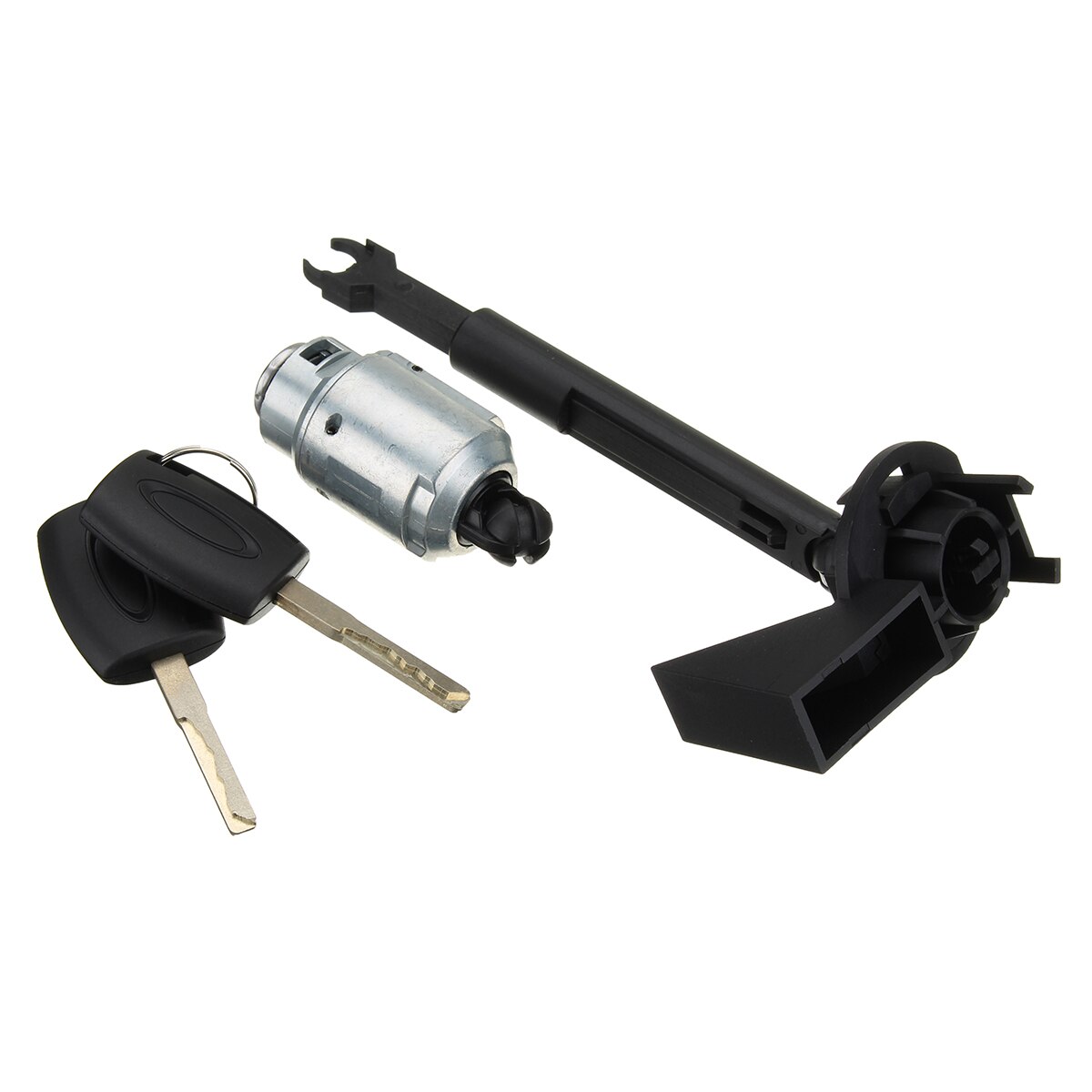 Bonnet Hood Release Lock Set with 2 Keys Short Type For Ford Focus II Mk2 2004 Long Type For Ford Focus C-max 2007