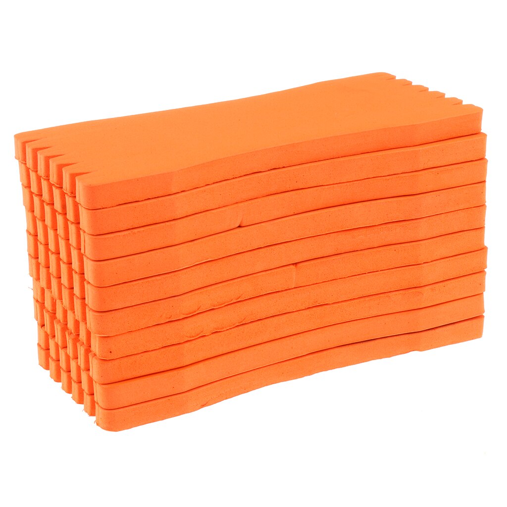 10Pcs Fishing Foam Line Board Hanging Board Fishing Rod Foam Wrapped Wire: 6x16