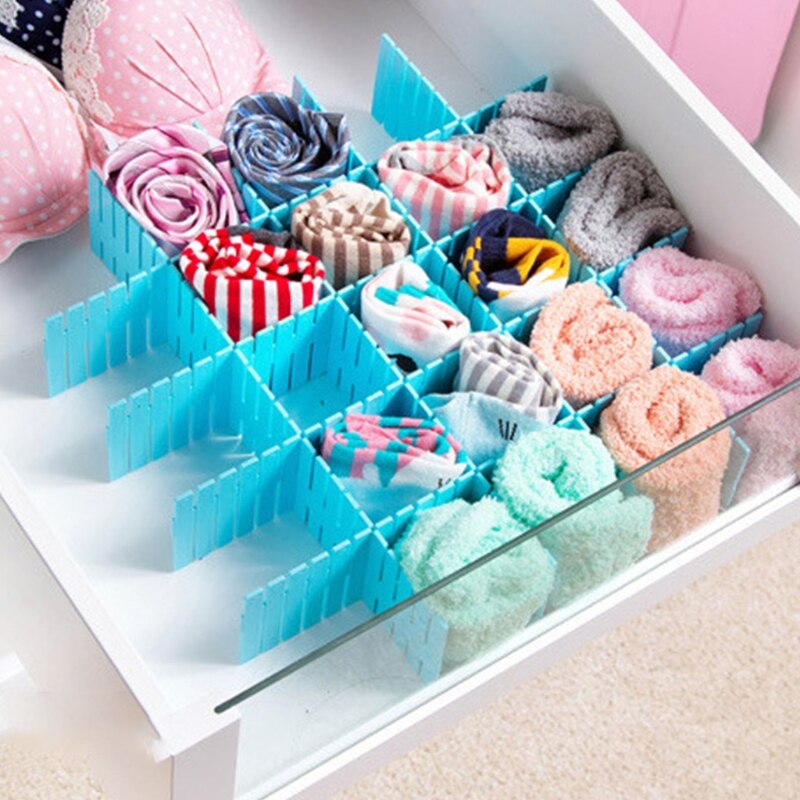 Rectangular Fence Style Drawer Divider Plate Organizers Separators Board Utensils Home Kitchen Bathroom Bedroom Office