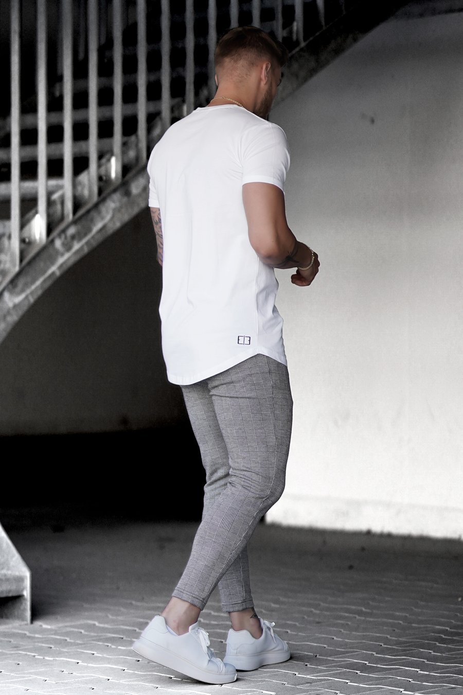 Pantalon de jogging à carreaux pour homme, survêtement de sport, Streetwear, collection automne