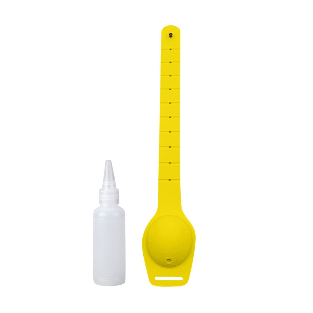 Disinfettante per le mani di Erogazione Portatile braccialetto Del Braccialetto Mano distributore 10ML Creativo Strumenti di Pulizia Portatile Distributori di Sapone: G