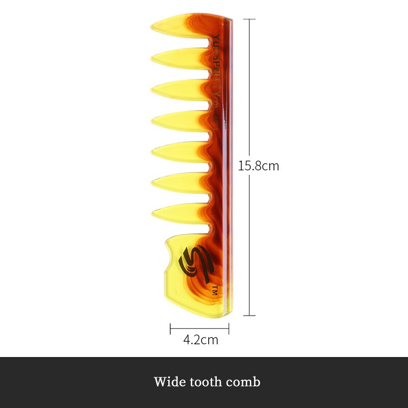 Men's beard comb Hair Oiling Comb For Man Styling Comb Tool Plastic Wide Tooth Comb