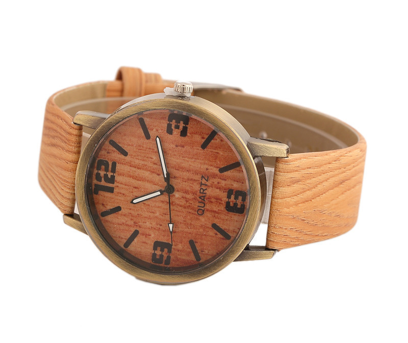 Mode creatieve vrouwen Houten horloges voor vrouwen meisje Dames Jurk Horloges Naties Quartz Horloge mannen Relogio masculino