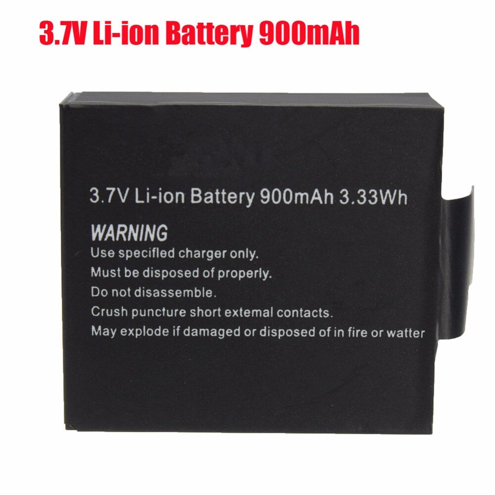 2 stuks x 900 mAh Li-Ion Batterij Digitale Camera Batterij Voor SJ 4000 SJ5000 SJ6000 SJ7000 Wifi M10 Sport actie Camera