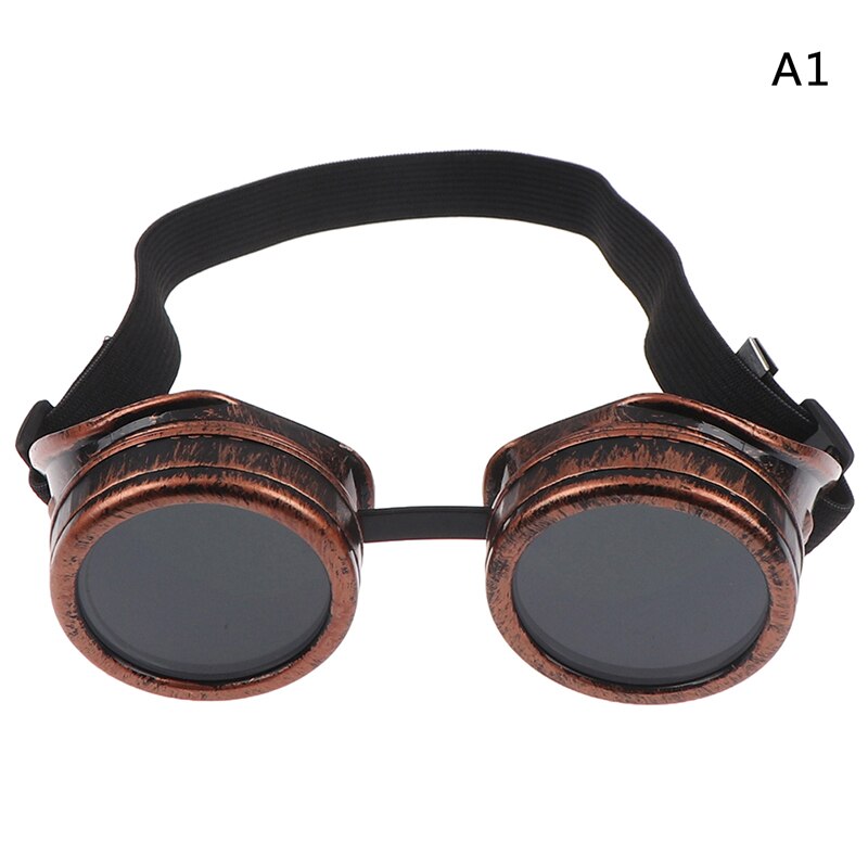 Nowe mody przyjazdu okulary w stylu klasyczny Steampunk gogle spawania punk okulary Cosplay marka projektant: A
