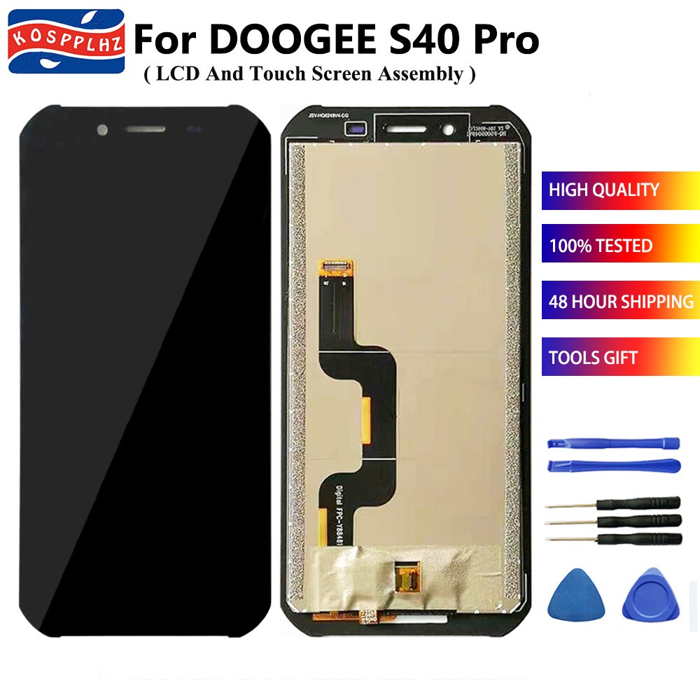 5.5 "per DOOGEE S40 Lite Display LCD Touch Screen Assembly 100% testato originale per Doogee S40 / S40 Pro strumenti schermo LCD