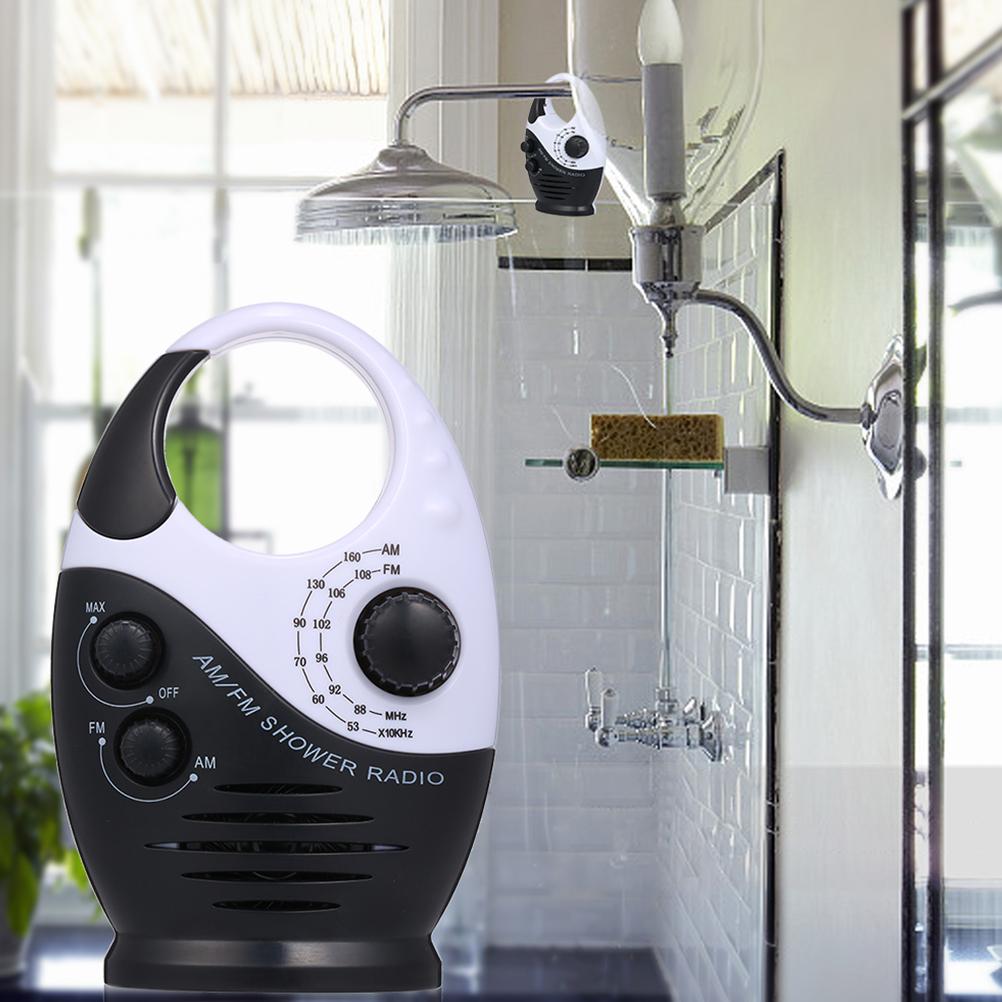 Mini Radio suspendue Radio douche étanche Portable Durable salle de bain haut-parleur Hi-Fi pour piscine vestiaire