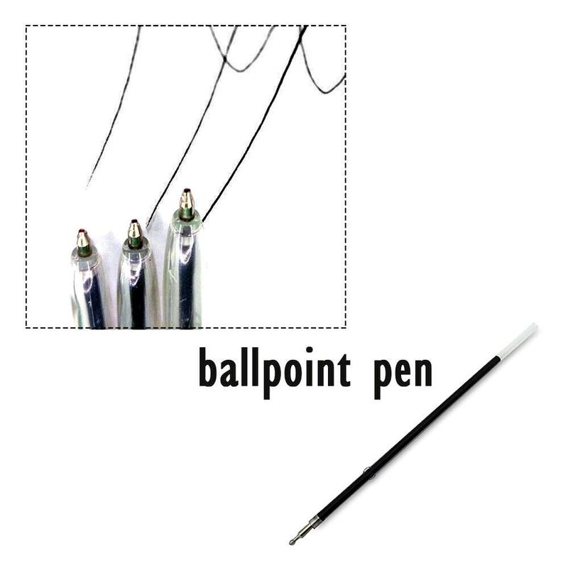 100Pcs 0.7mm Ballpoint Pen Replacement Core Pen Refill Black Replacement Stationery Ink Ballpoint Sign School Pen