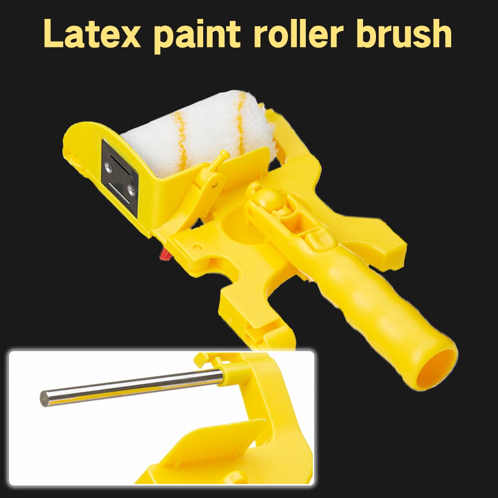 Rodillo para recortar pintura, rodillo de pintura, juego de pinceles, cilindro, portátil, rodillo de pintura de látex