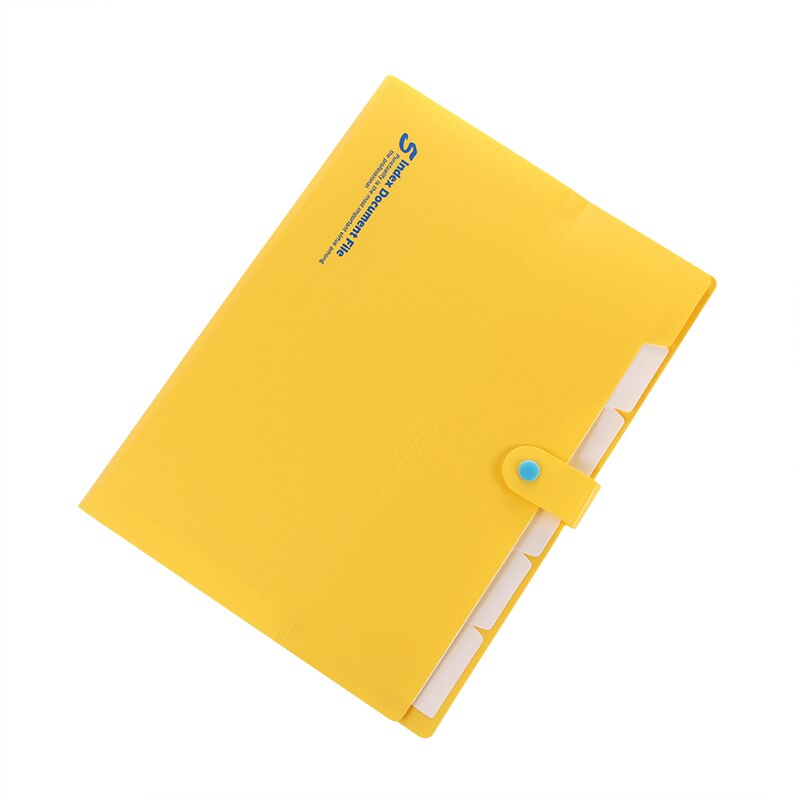 10 colors waterproof PP file folder A4 document bag pouch bill folder holder organizer cilp file document folders: colour 18