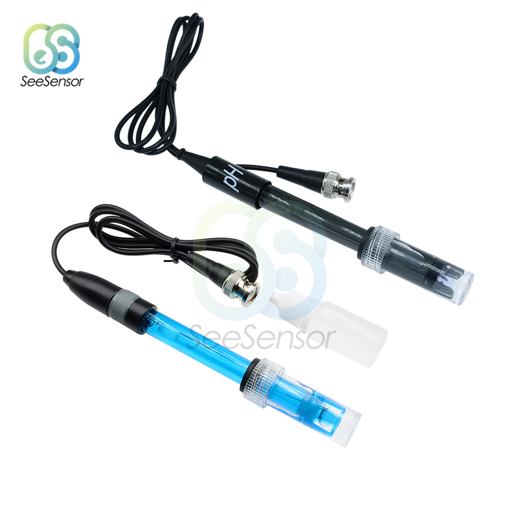 Ph eletrodo sonda bnc conector para aquário, medidor de ph do controlador