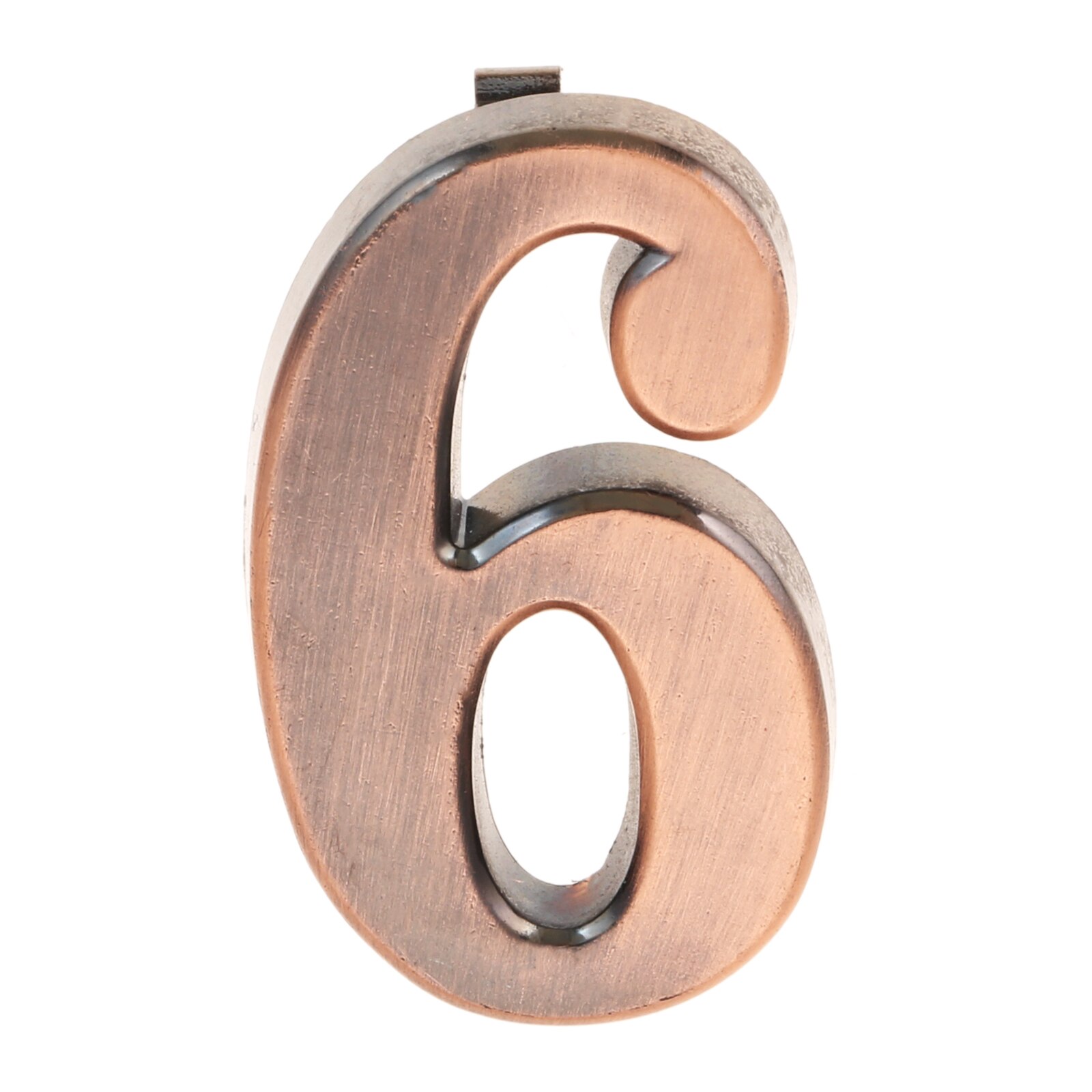 DRELD Old Antique Copper House Number Plastic Door Plate Custom Sign Door Number Sticker for Hotel Apartment Villa Door Plate: Orange