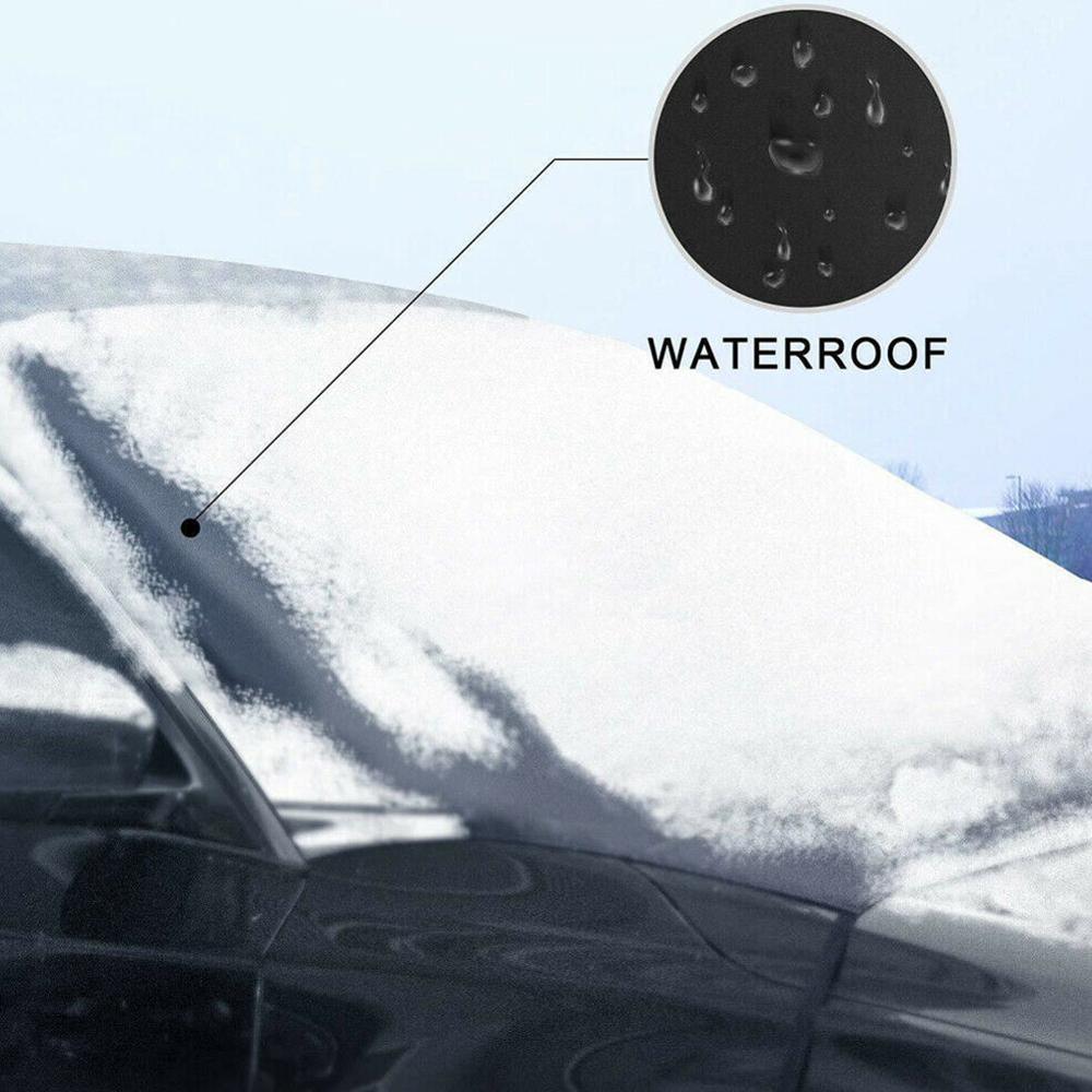 Paraplybetræk forrudebetræk varme solskærm anti frost isskjold støvbeskytter isfrost vinter 210*125cm