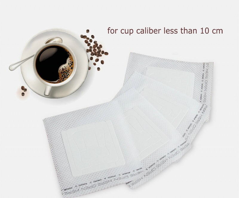 100 stks Wegwerp Drip Koffiekopje Filter Zakken Opknoping Cup Koffie Filters Koffie en Thee Gereedschap