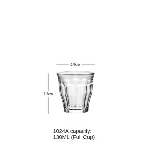 1 stk kaffekop væg glas kop øl kaffe hjerte kopper varmebestandig sund drikke krus te krus gennemsigtig te glas kop: Stil 01 130ml