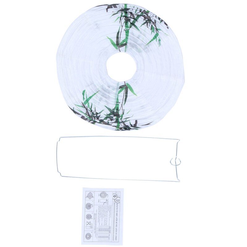 30cm lampskärm papperslykta orientalisk stil ljus dekoration kines, bambu