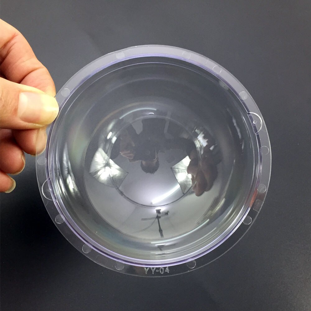 3.1 Inch Acrylic Indoor / Outdoor CCTV Replacement Clear Camera mini Dome Housing