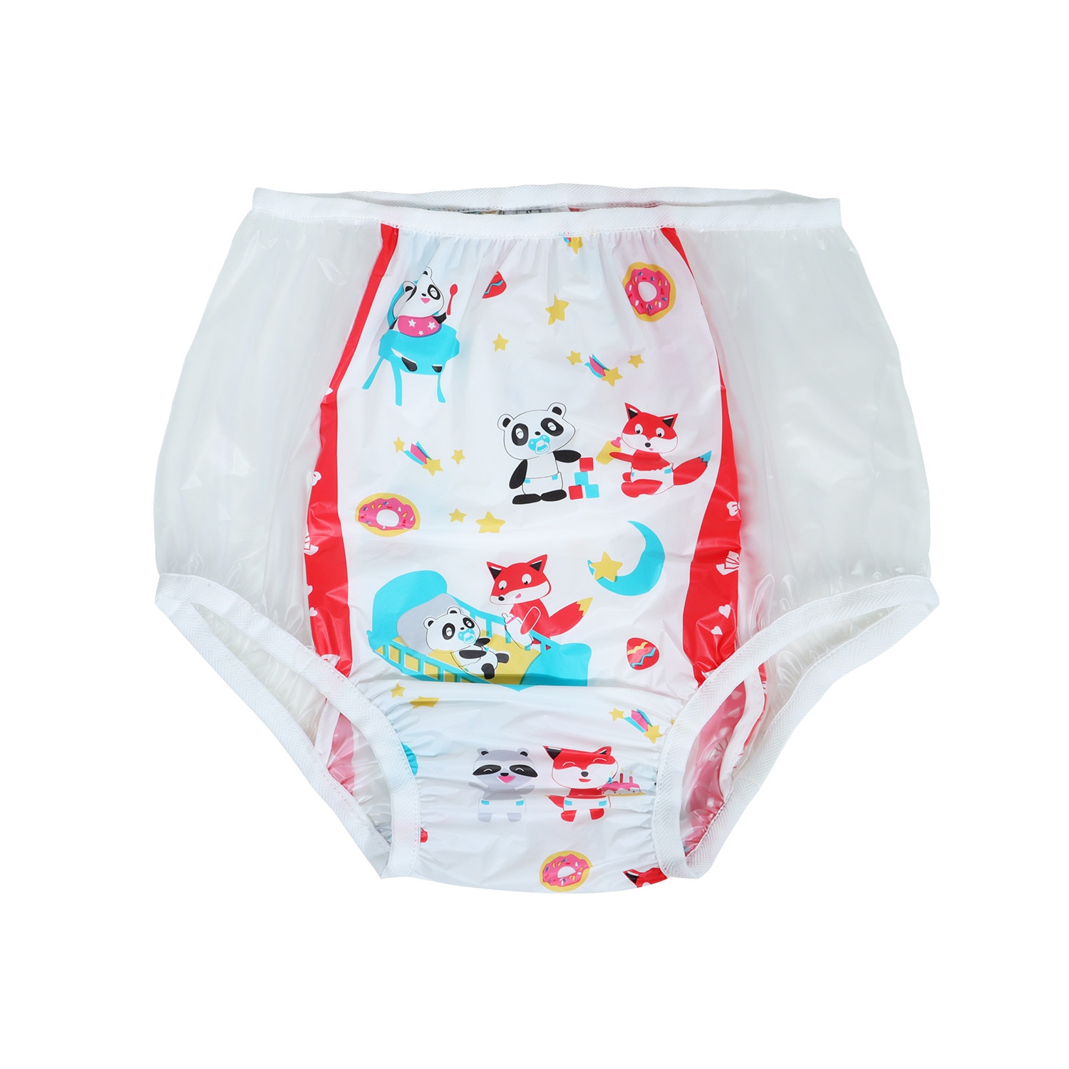 2021Abdl Volwassen Luiers Rode Vos Luier Pvc Herbruikbare Baby Onesize Plastic Bikini Broek Ddlg Volwassen Bebe Ondergoed Luiers gratis