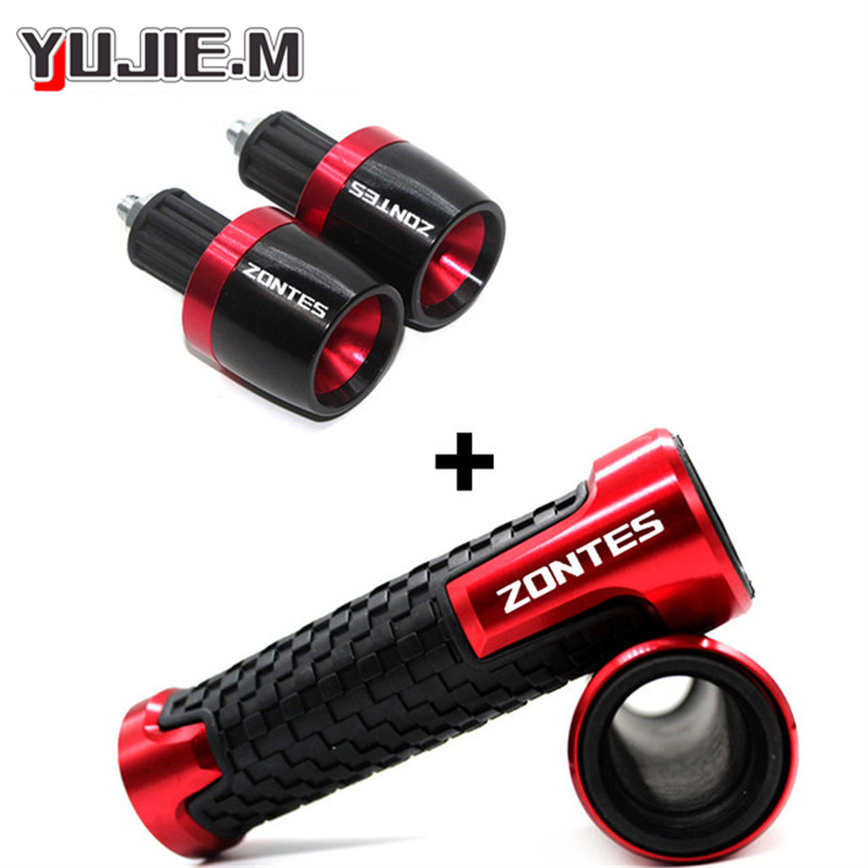 Per Zontes 310X 310T 310V 310R ZT310 accessori moto manopole CNC in alluminio maniglia tappo terminale per Zontes ZT250-s/r