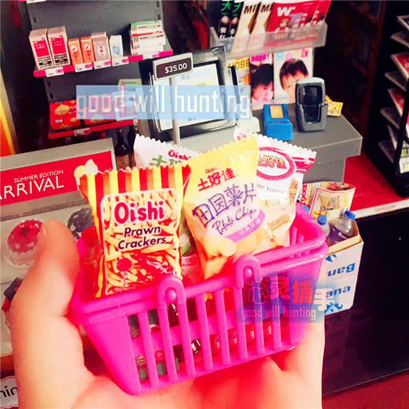 1 sztuk miniaturowy domek dla lalek 1:12 dmuchana żywność skala 1:6 mini chipy Model dla Blyth Barbis akcesoria