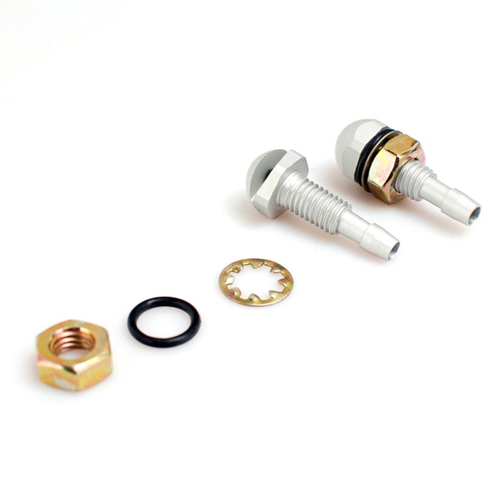 2Pcs Universal Aluminum Alloy Car Windscreen Washer Wiper Sprayer Auto Wiper Jet Nozzle Fan-Shaped Car Cleaning Nozzle