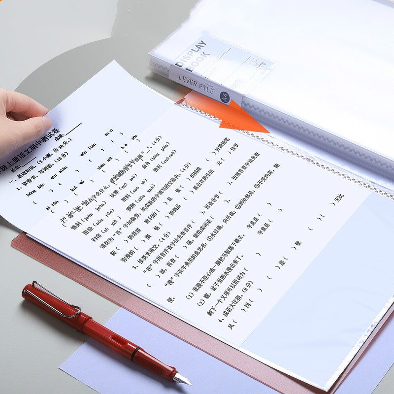 30 40 60 80 Pagina &#39;S A4 Size Piano Muziek Score Vel Document Bestand Map Organizer Pp Frosted Map Bureau organizer