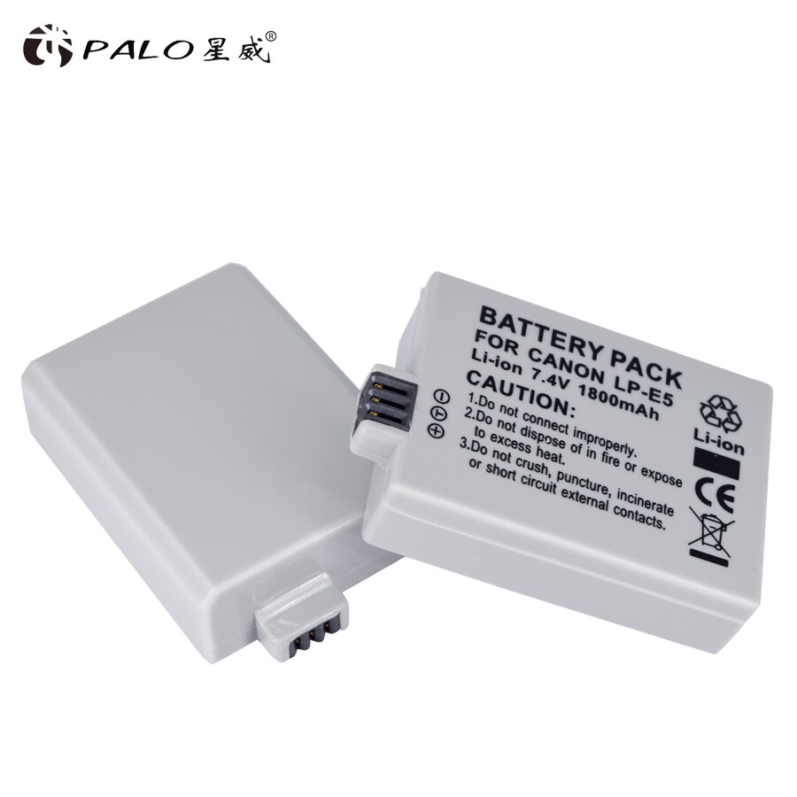 LP-E5 LP E5 lpe5 Cámara batería recargable 1800mAh batería cargador para Canon Eos 450D 500D 1000D beso X3 beso F Rebel Xsi