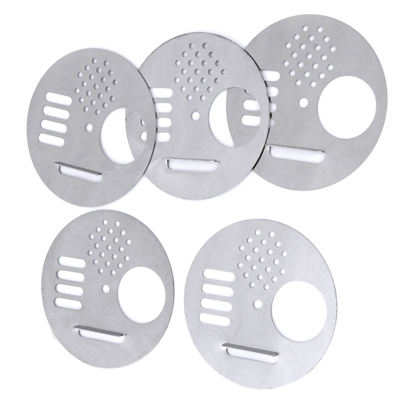 5pcs Bee Box Door Cage Stainless Steel Round Hive Hole Metal Garden Tools Products Beekeeping Nest Equipment Supplies