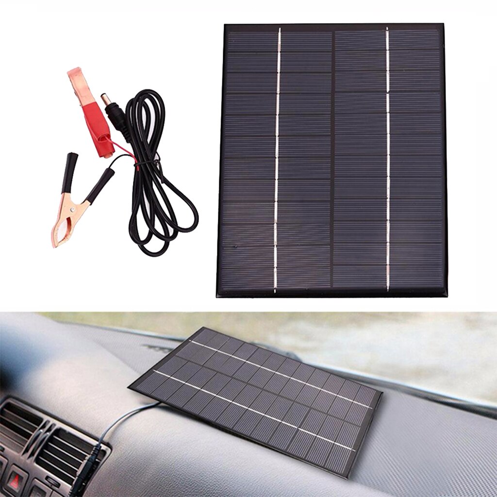 5.5W 12V Solar Power Panel Voor Een Camper, Caravan, Camper, Boot, Auto, auto 12V Systeem