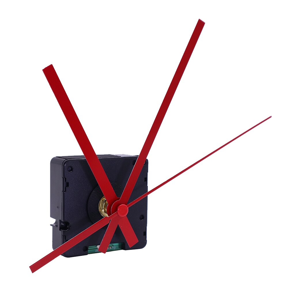 HD1688-14DCF Quartz DIY Wall Clock Movement Mechanisms Battery Powered DIY Repair Parts Replacement with 3 Long Red Hand