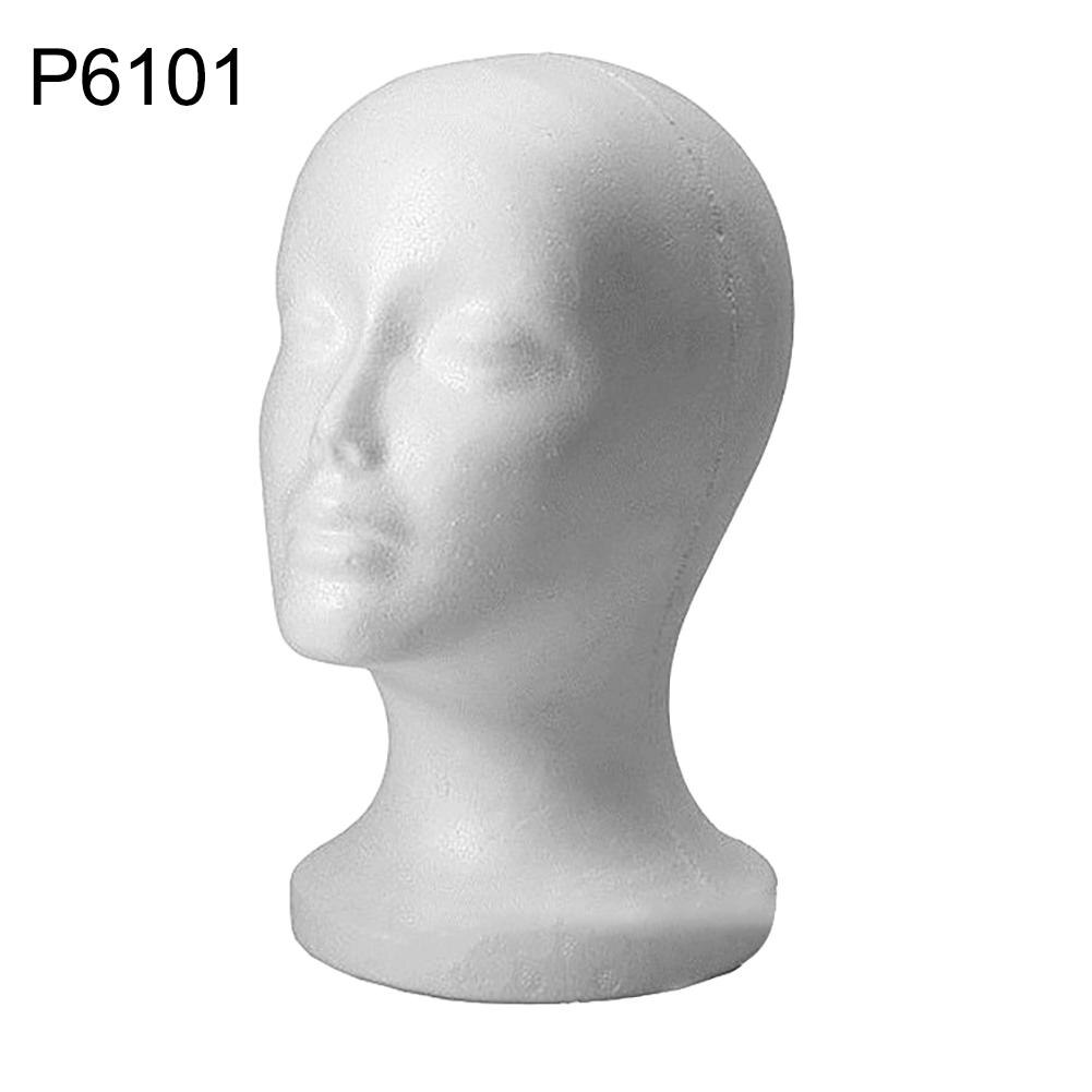 Piepschuim Mannequin Hoofd Model Zonnebril Lenzenvloeistof Stand Hat Cap Display Houder: 1