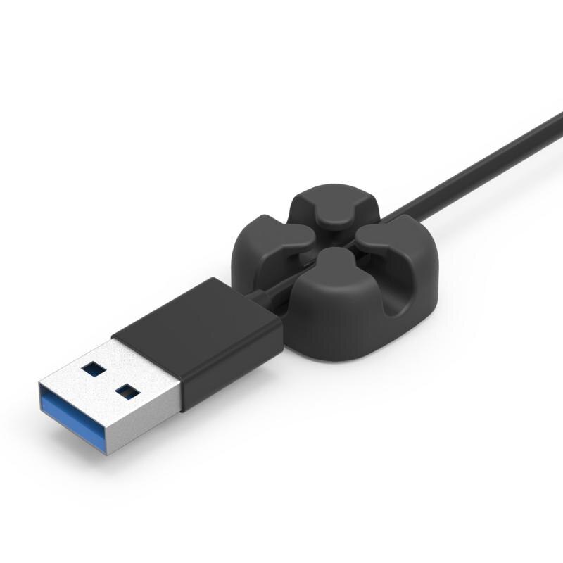 Cavo di Dati Del Telefono Mobile Organizzatore Silicone USB Cavo Avvolgitore Desktop Ordinato di Gestione Pinze Cavo di Supporto per il Mouse Cavo Delle Cuffie