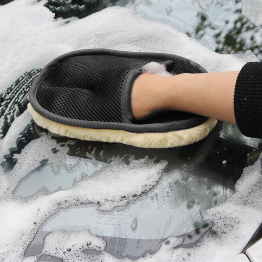 Auto Wol Zachte Reiniging Wassen Handschoenen Voor Toyota Camry RAV4 Prado LandCruiser200 Corolla Yaris
