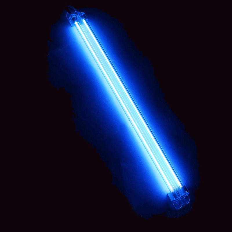 Luz de tubo de neón para interior de coche, 2 uds., 15/30CM, caja de ordenador Interior para motocicleta, lámpara de ambiente de estilo de coche, accesorios para coche: 8000 K blanco azul