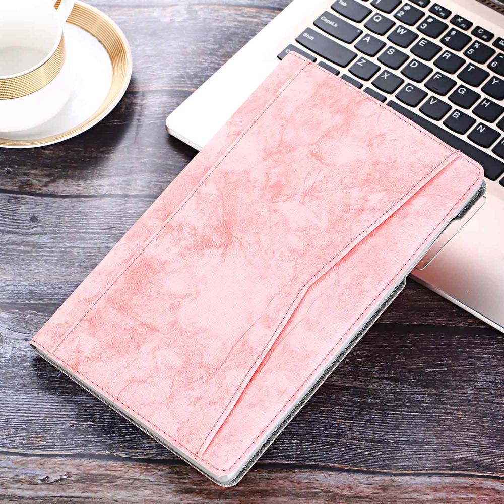 Étui pour Samsung Galaxy Tab S6 Lite étui 10.4 "SM P610 P615 étui avec porte-crayon support pliant pour Samsung Tab S6 Lite étui: QCCX-Pink