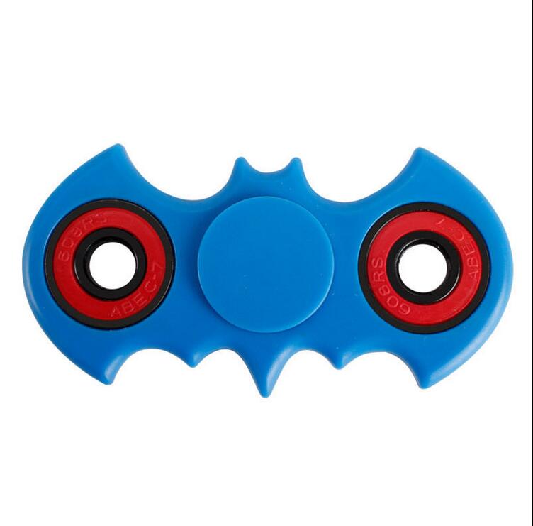 Lichtgevende Vinger Spinner Spinner Rotatie Stress Reliever Hand Spinner Voor Kind En Volwassenen: Blauw