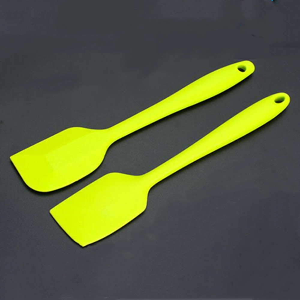 1x Silicone Scraper Cake Baking Tool Food Grade Non Stick Butter Cooking Soft Silicone Spatula Rubber Shovel Bakery Tools Color