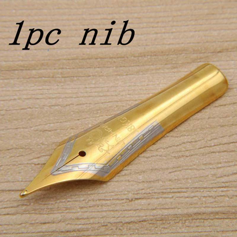 Jinhao X450 Metalen Vulpen Blauw Groen Gouden Inkt Pen Kantoor Schoolbenodigdheden Schrijven: 1pc 0.5mm nib