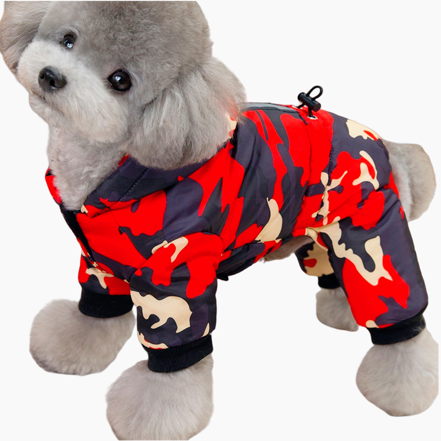 Hund vintertjockare varm med d-ring husdjursoveral... – Vicedeal