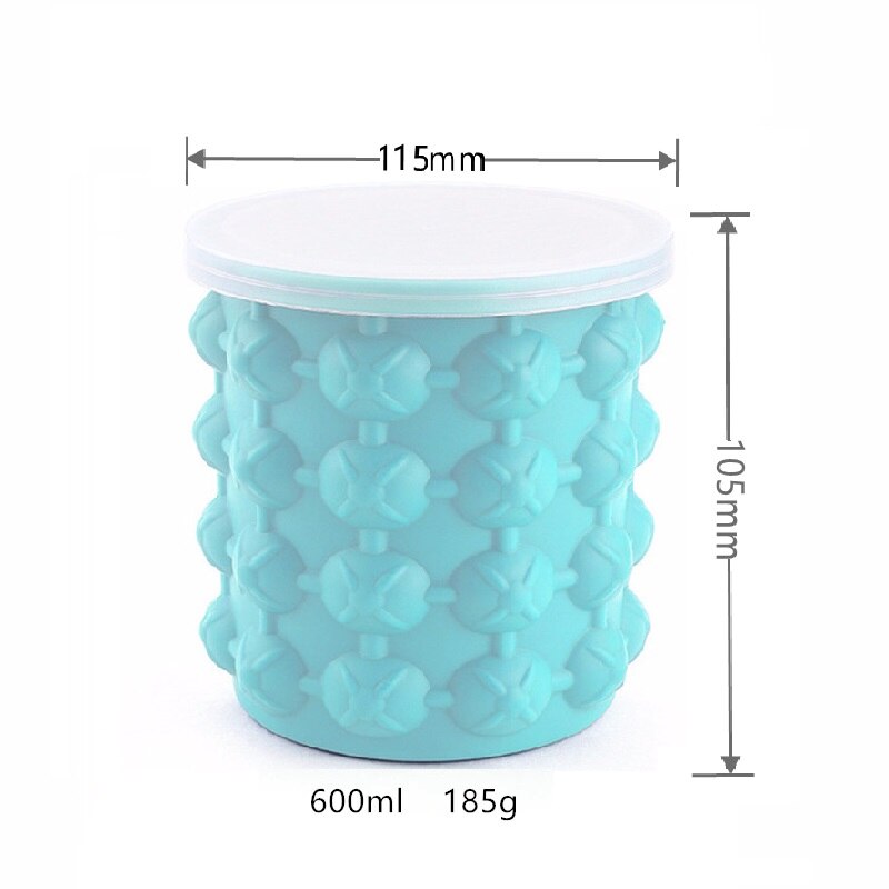 Siliconen Bier Whiskey Freeze Ice Emmer Maker Snel Koud Draagbare Emmer Wijn Ijs Wijnkoeler Kast Ruimtebesparend Keuken Gereedschap: small