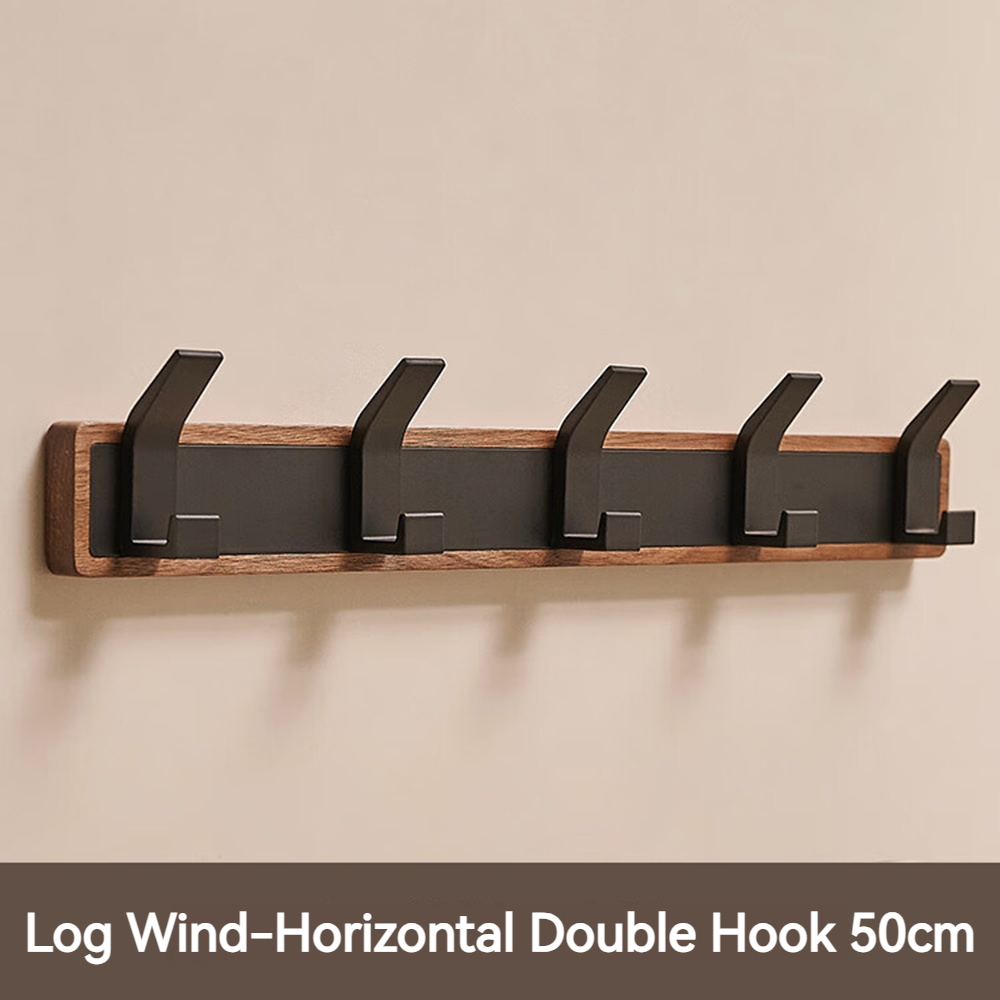 Percheros de pared de madera para dormitorio, vestíbulo de entrada, perchas de almacenamiento de ropa, gancho multiusos, organizador de ropa para chal, almacenamiento para el hogar: green