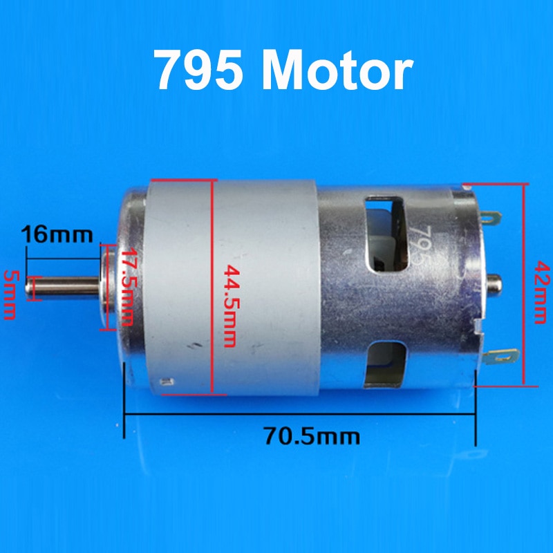 12V 24V DC High Speed Motor 6000-12000RPM Shaft Diameter 5MM Reversed Adjustable Speed Electric DC 12V Motor With Ball Bearing