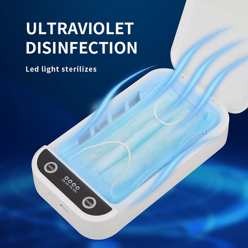 UV Ultraviolet Cell Phone Sterilizer-Sanitizer-Box-Disinfection Case Cleaner